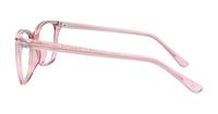 Crystal Pink Glasses Direct Dottie Rectangle Glasses - Side