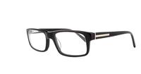 Black Glasses Direct Duke Rectangle Glasses - Angle