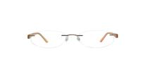 Pink Glasses Direct EMP Rimless 7557 Oval Glasses - Front