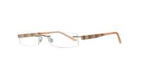 Pink Glasses Direct EMP Rimless 7562 Rectangle Glasses - Angle