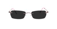 Pink Glasses Direct EMP Rimless 7567 Rectangle Glasses - Sun