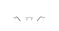 Silver Glasses Direct EMP Rimless Magic Rectangle Glasses - Front