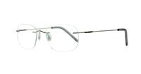 Silver Glasses Direct EMP Rimless Smart Rimless Glasses - Angle