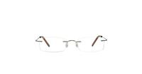 Gold Glasses Direct EMP Rimless Surprise Rectangle Glasses - Front