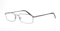 Gunmetal Glasses Direct ALP 28 Rectangle Glasses - Angle