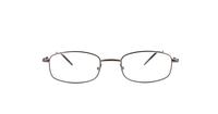 Gunmetal Glasses Direct Classique 14 Oval Glasses - Front