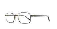 Gunmetal Glasses Direct Solo 004 Rectangle Glasses - Angle