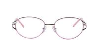 Gold/Pink Glasses Direct Solo 211 Oval Glasses - Front