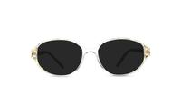 Blue Glasses Direct Solo 602 Oval Glasses - Sun