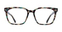 Green/Havana Glasses Direct Gian Square Glasses - Front