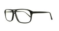 Black Glasses Direct Harold Aviator Glasses - Angle