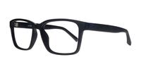 Matte Black Glasses Direct Harry Square Glasses - Angle