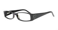 Black Glasses Direct Heartbeat Rectangle Glasses - Angle