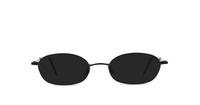 Matt Black Glasses Direct Jester Oval Glasses - Sun