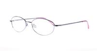 Lilac Glasses Direct Josephine Oval Glasses - Angle