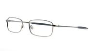 Gunmetal Glasses Direct Joshua Rectangle Glasses - Angle