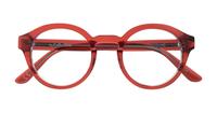 Bi Layers Red / Blue Glasses Direct Justin Round Glasses - Flat-lay