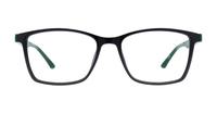 Black Glasses Direct Kennedy Rectangle Glasses - Front