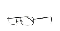 Black Glasses Direct Luke Rectangle Glasses - Angle