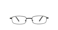 Black Glasses Direct Luke Rectangle Glasses - Front