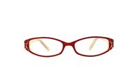 Red Glasses Direct Prague Oval Glasses - Front