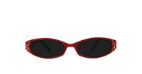 Red Glasses Direct Prague Oval Glasses - Sun