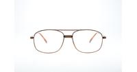 Dark Brown Glasses Direct Ray Aviator Glasses - Front