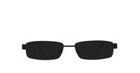Black Glasses Direct Rupert Rectangle Glasses - Sun