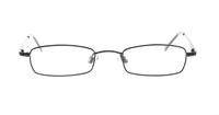 Black Glasses Direct Sapphie Rectangle Glasses - Front