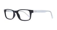 Black Glasses Direct Skylar Rectangle Glasses - Angle