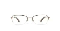 Silver/Purple Glasses Direct Titanium Aventine 03 Oval Glasses - Front