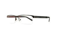 Gunmetal Glasses Direct Titanium Aventine 08 Rectangle Glasses - Angle