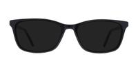 Black Glasses Direct Wing Rectangle Glasses - Sun