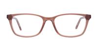 Light Brown Glasses Direct Wing Rectangle Glasses - Front