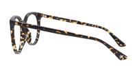 Havana Gucci GG0093O Cat-eye Glasses - Side