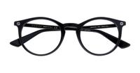 Black Gucci GG0121O Round Glasses - Flat-lay