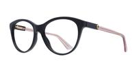 Black / Pink Gucci GG0486O Cat-eye Glasses - Angle