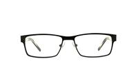 Black Hackett London 1091 Rectangle Glasses - Front