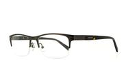 Gunmetal Hackett London 1111 Rectangle Glasses - Angle