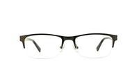 Gunmetal Hackett London 1111 Rectangle Glasses - Front