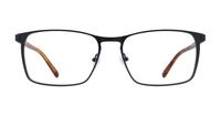 Black/Havana harrington Alec Rectangle Glasses - Front