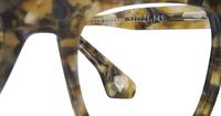 Green/Havana Hart Jagger Rectangle Glasses - Detail
