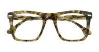 Green/Havana Hart Jagger Rectangle Glasses - Flat-lay