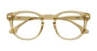 Crystal Nude Hart Jeremy Round Glasses - Flat-lay