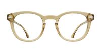 Crystal Nude Hart Jeremy Round Glasses - Front