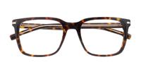Havana Hugo Boss BOSS 1602 Square Glasses - Flat-lay