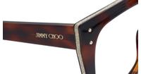 Havana Jimmy Choo JC329 Square Glasses - Detail