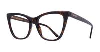 Havana Jimmy Choo JC361 Cat-eye Glasses - Angle