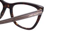 Havana Jimmy Choo JC361 Cat-eye Glasses - Detail
