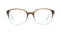 Brown Aqua Gradient Karl Lagerfeld KL741 Round Glasses - Front